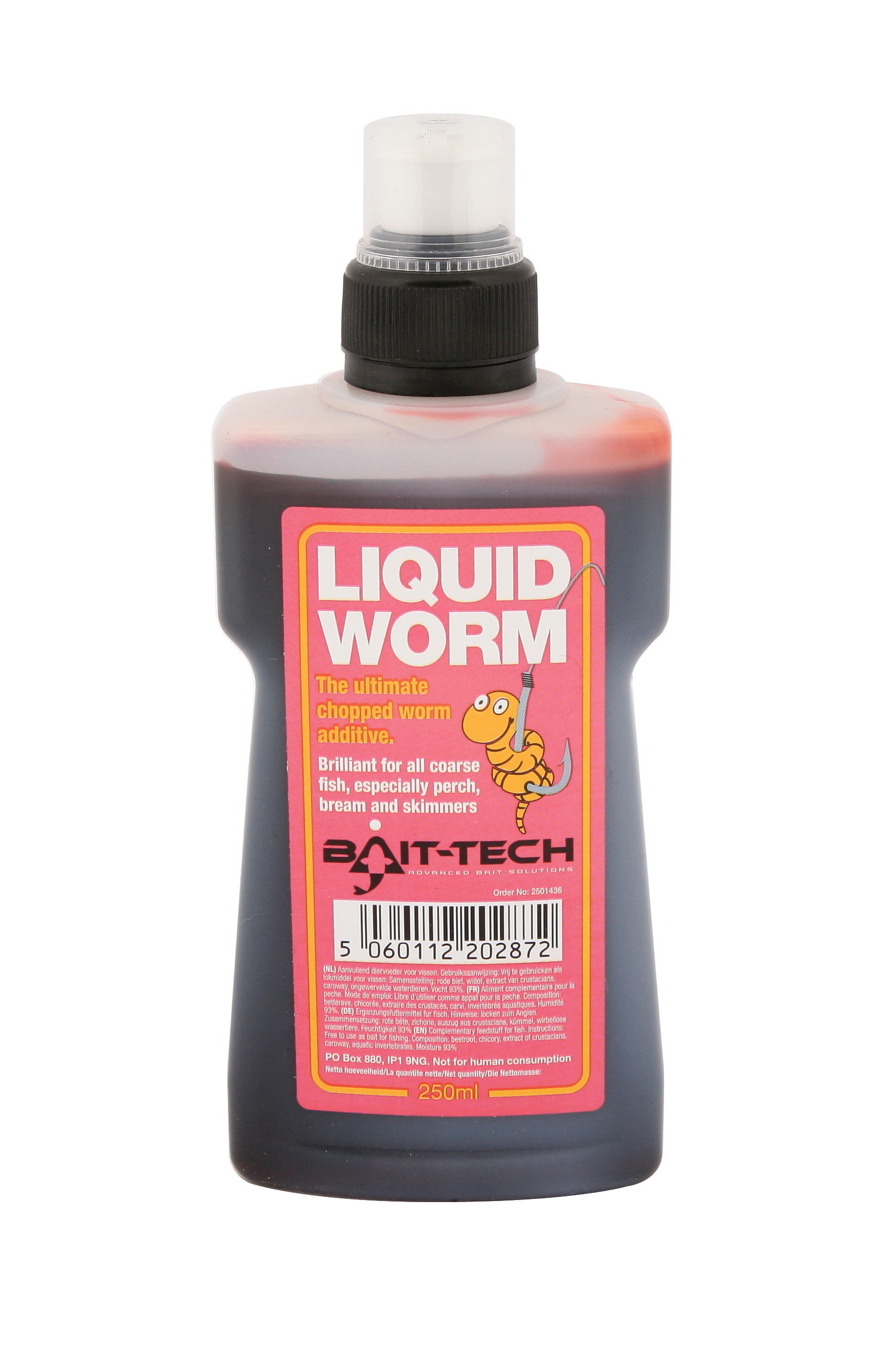 Bait-Tech tekutý posilovač Liquid Worm 250 ml