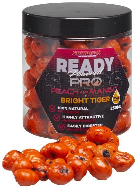 Tygří ořech Starbaits Bright Ready Seeds Pro Peach Mango 250ml
