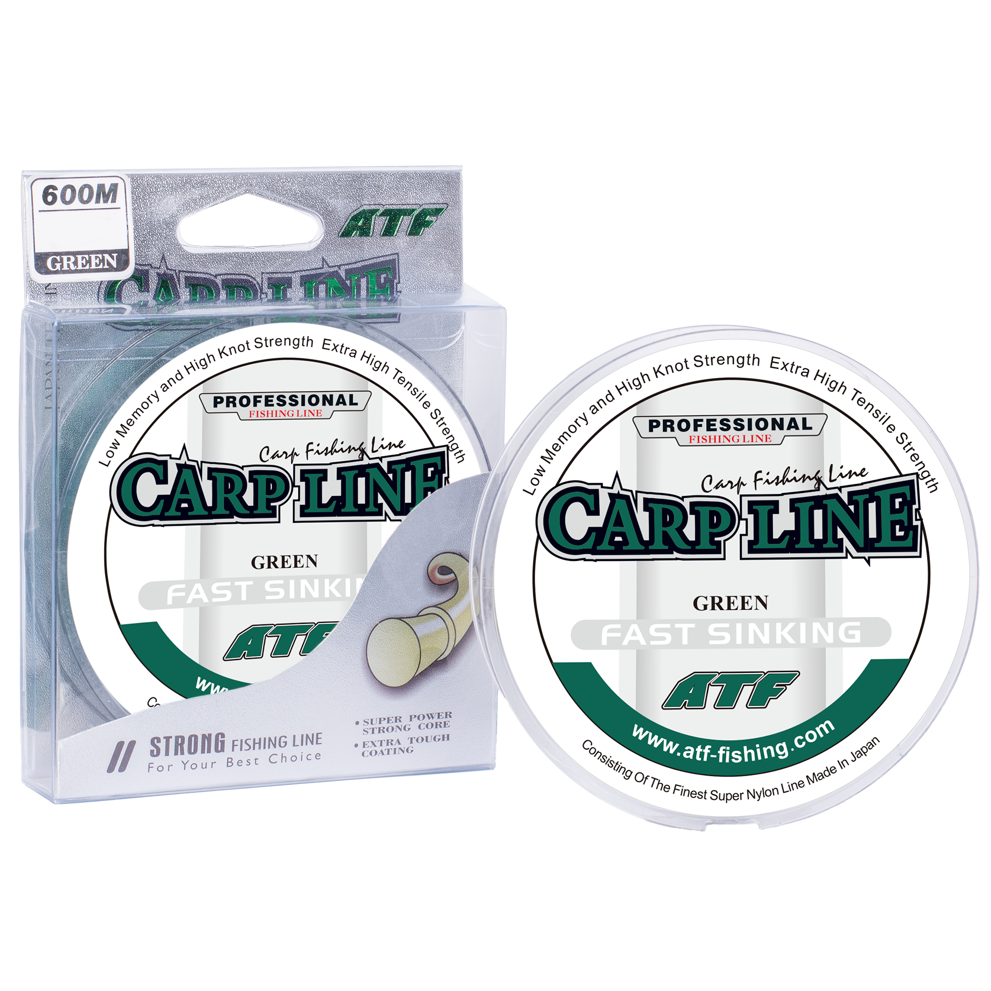 ATF Carp line 300m green Průměr: 0,28mm