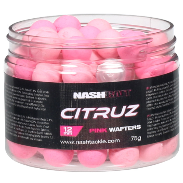 Nash Boilies Wafters Citruz Pink 20mm 100g + 3ml Booster