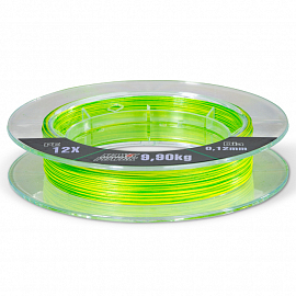 Saenger šňůra Hi-Vis Tiger Braid 12X 0,23mm 19,7kg 150m Yellow Green
