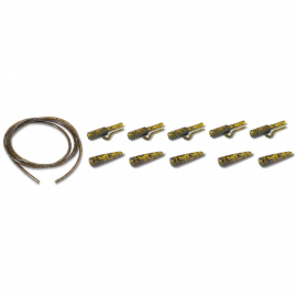 Anaconda Jungle Quick Lock Safety Lead Clip Power Pack jungle zelená 5ks