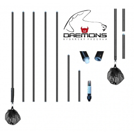 Daemons sklopná tyčová bójka Daemons 05 R2 s LED diodou a síťkou