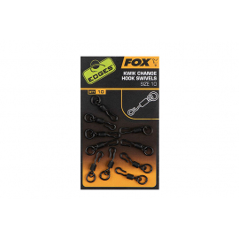 Fox Obratlíky Edges Kwik Change Heli Swivels Size 11 10ks