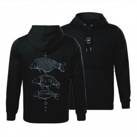 Giants fishing Giants Fishing Mikina pánská černá Tři kapři|vel. 3XL