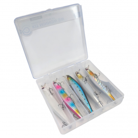 Sert sada woblerů 5ks Kit Srt Minnow SW Suspending X5|13g, 105mm Sert sada woblerů 5ks Kit Srt Minnow SW Suspending X5|13g, 105mm