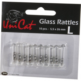 Uni Cat chrastítka Glass Rattles 5,5x26mm 10ks Uni Cat chrastítka Glass Rattles 5,5x26mm 10ks
