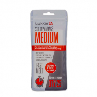 Trakker PVA sáčky Solid PVA Bags 25ks Trakker PVA sáčky Solid PVA Bags 25ks