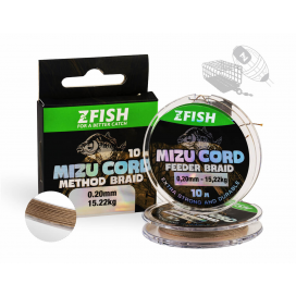 Zfish Šňůrka MizuCord Method Feeder Braid 10 m Zfish Šňůrka MizuCord Method Feeder Braid 10 m