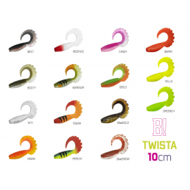 Umělá nástraha Delphin TWISTA UVs / 5ks Velikost: 10cm/AGRESOR