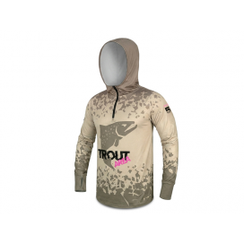 Tričko s kapucí Delphin UV ARMOR 50+ - Trout M Tričko s kapucí Delphin UV ARMOR 50+ - Trout M