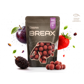 Boilies Delphin BreaX / SweetBERRY - Moruše-Jahoda-Švestka/24mm/300g Boilies Delphin BreaX / SweetBERRY - Moruše-Jahoda-Švestka/24mm/300g