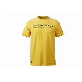 Sportex rybářské tričko T-Shirt žluté s logem 