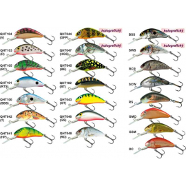 Salmo rybářské woblery Hornet H5F barva GFP