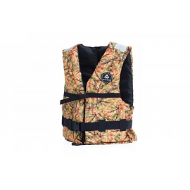 Plovoucí a záchranná vesta pro dospělé FOREST maskáč Velikost: XXL obvod: od 122cm / od 70kg / 50N
