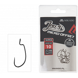 Mikado Háček Jaws Micro Offset Vel. 10 10 Ks