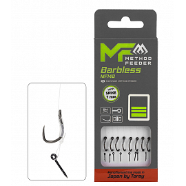 Mikado Mf Rig Mf14 With Spike Barbless Hooks No 12 / Monoline 0.20mm/10cm 8 Pcs.