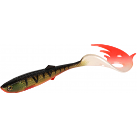 Mikado Nástraha Sicario Pike Tail 24cm/67g/bloody Perch 1 Ks Mikado Nástraha Sicario Pike Tail 24cm/67g/bloody Perch 1 Ks
