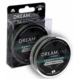 Mikado Pletená Šňůra Dreamline Competition 0.23mm/23.61kg/150m Zelená 1 Cívka