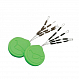 Korda Stoppery Tungstenové Sinkers Weedy Green 9 ks Small