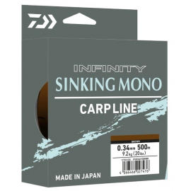 Daiwa Vlasec Infinity Sinking Mono Brown 500m