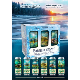 Regent Pivo Třeboňské ryby 12° 6x 0,5 l - Vánoční edice 2