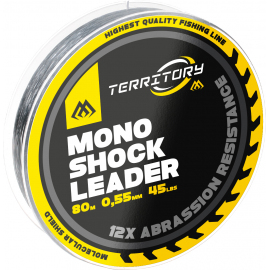 Mikado Šokový Vlasec Territory Shock Leader 45lbs 0.55mm 80m