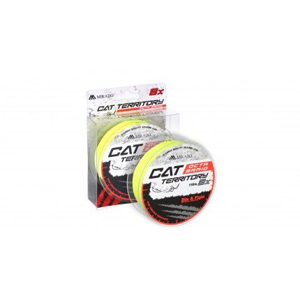 Mikado Pletená Šňůra Cat Territory Octa Braid 150m Fluo