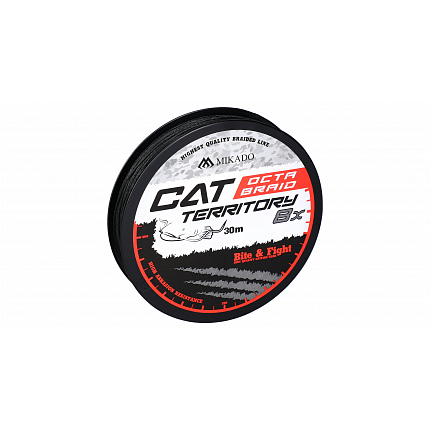 Mikado Pletená Šňůra Cat Territory Octa Braid 30m Zelená