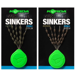 Korda Stoppery Tungstenové Sinkers Weedy Green 9 ks Korda Stoppery Tungstenové Sinkers Weedy Green 9 ks
