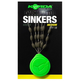Korda Stoppery Tungstenové Sinkers Weedy Green 9 ks Korda Stoppery Tungstenové Sinkers Weedy Green 9 ks