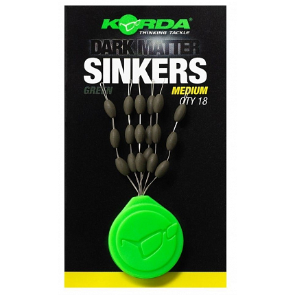 Korda Stoppery Tungstenové Sinkers Weedy Green 9 ks