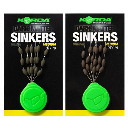 Korda Stoppery Tungstenové Sinkers Weedy Green 9 ks