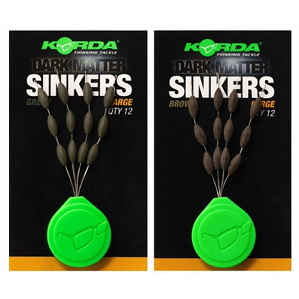 Korda Stoppery Tungstenové Sinkers Weedy Green 9 ks