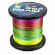 Aquantic Šňůra Osmipramenná Sea Braid 8 x Multicolor 1 m 0,33 mm 26 kg