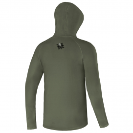 Giants fishing Funkční tričko s dlouhým rukávem UV50+Hoodie Dark Green Giants fishing Funkční tričko s dlouhým rukávem UV50+Hoodie Dark Green