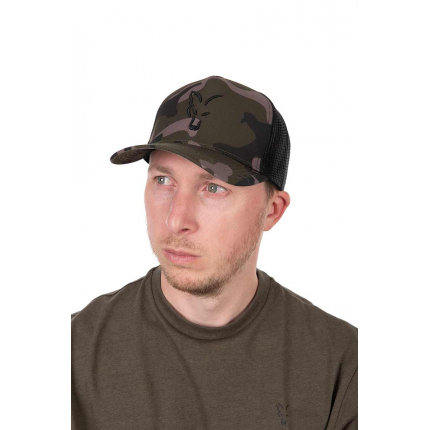 Fox Kšiltovka Black Camo Trucker Cap