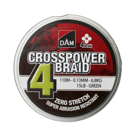 Dam Crosspower 4-Braid 0.10Mm / 4.5Kg/10Lb /150M - Green