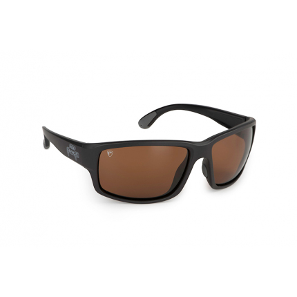 Fox Rage Brýle Floating Wrap Dark Grey Sunglasses Brown Lenses With Mirror Finish