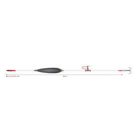 Mikado Set Sumec Mono Catfish Set Iiadjustable Combi Rig With Rattle 10g/200cm/100kg Trojháčky: 2/0 1 Ks