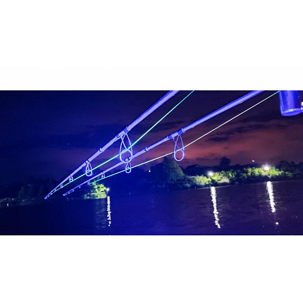 Katran Čelová Dobíjecí Svítilna Headlamp W/B 460 PRO - Double Click modrá a bílá LED + box + náhradní baterie zdarma NEW