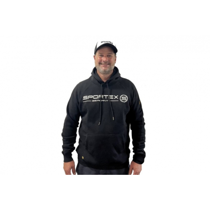 Sportex rybářská mikina s kapucí černá Velikost: XL