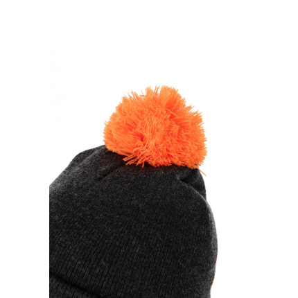 Fox Čepice Collection Bobble Hat Black Orange