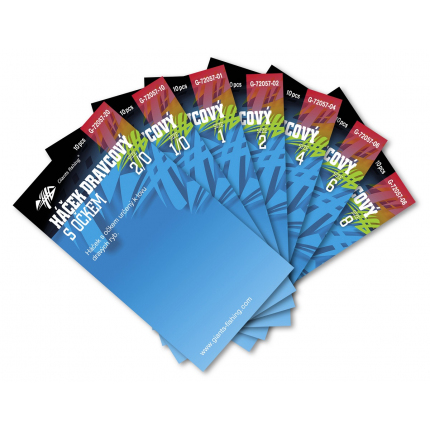 Giants fishing Háček dravcový s očkem 10ks