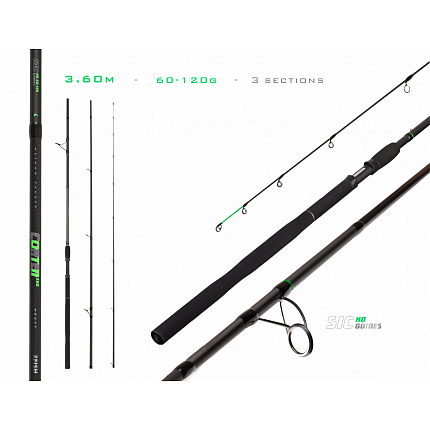 Zfish Prut Corten Method Heavy Feeder 3,6 m 120 g 3 díl