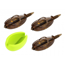 Mikado Krmítko Method Feeder "douglas" L Sada 30+40+50g + Forma 1 Ks