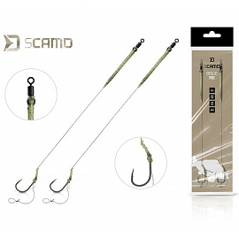 Delphin Návazec sCAMO Boilie Rig 25 lb 20 cm 2 ks