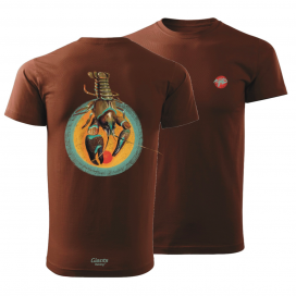 Giants fishing Tričko pánské hnědé Rak|vel. 2XL