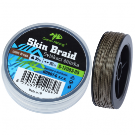 Giants fishing Svlékací šnůra Carp Line Skin Braid Camo brown, 20m