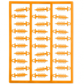 Anaconda hroty Micro Barb Boilie Spikes oranžová 60ks